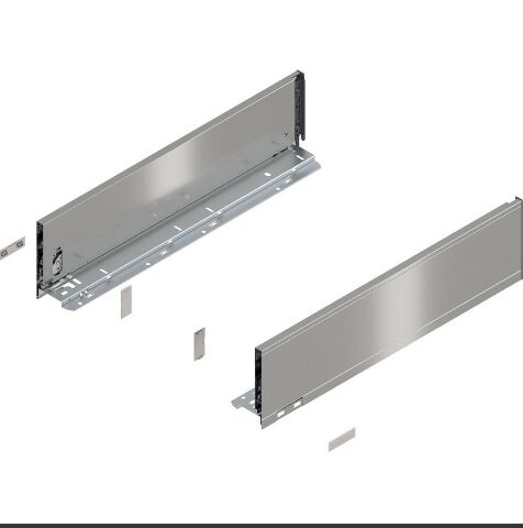 Blum LEGRABOX - sada bočnic, 450 mm, Nerez, výška K