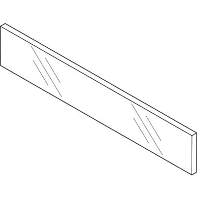 Blum LEGRABOX free - čelní zásuvný prvek ze skla, nízký 70mm, 600mm