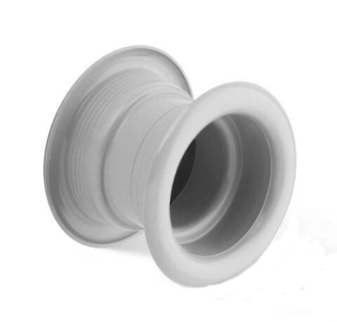 Větrací průchodka plastová kulatá šedá, průměr 55mm