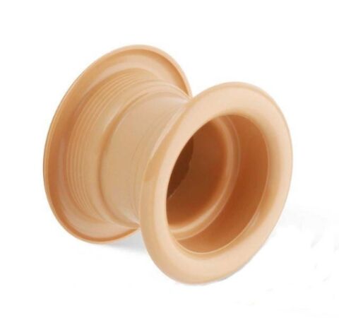 Větrací průchodka plastová kulatá okrová, průměr 55mm