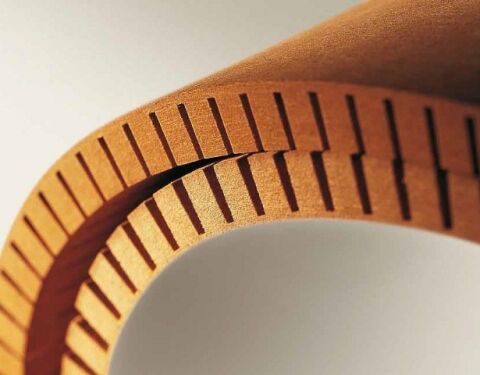 MDF surová 8/1030/2850 příčně nařezaná