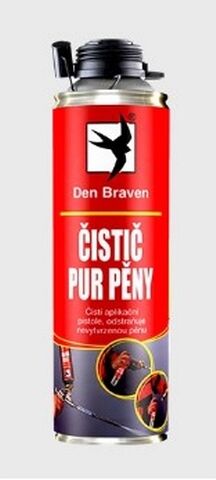 Den Braven - Čistič PUR pěny 500ml, transparentní