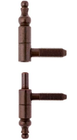 Závěs dveřní OTLAV 605/9mm, bronz, pár