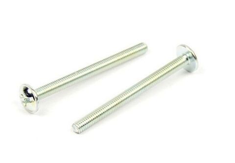 Šroub okrasný DIN 967, drážka PZ, rozměr M4 x 40, zinek bílý