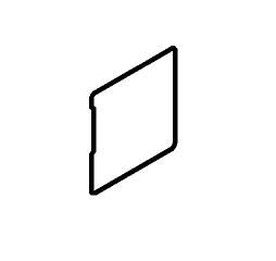 METABOX - krytky, šedá, pravá