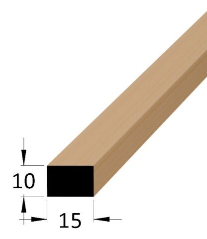 Hranolek dřevěný ostrohranný 15 x 10 x 900mm, buk