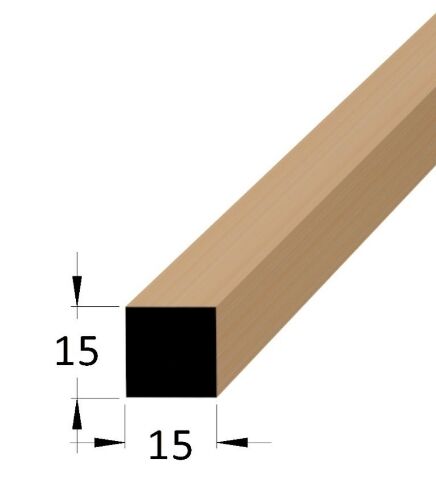 Hranolek dřevěný ostrohranný 15 x 15 x 900mm, buk