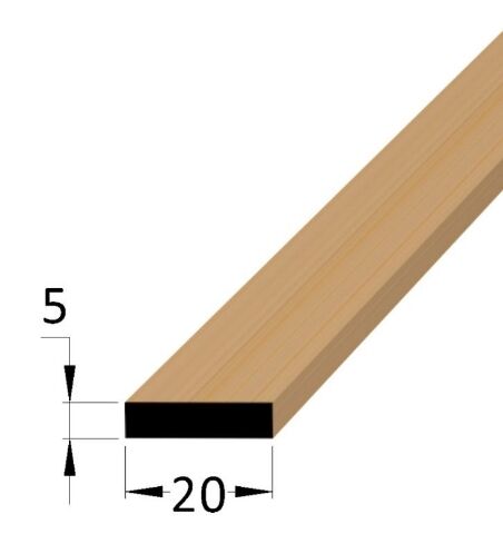 Hranolek dřevěný ostrohranný 20 x 5 x 900mm, buk