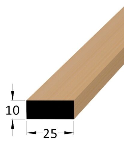 Hranolek dřevěný ostrohranný 25 x10 x 900mm, buk