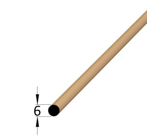 Lišta dřevěná kruhová, průměr 6 x 900 mm, buk