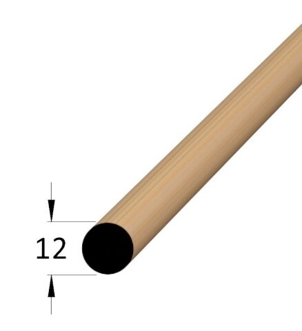 Lišta dřevěná kruhová, průměr 12 x 900mm, buk