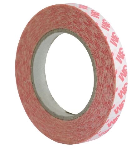 HRANITAPE oboustranná lepící páska 3M, červená, 15 x 0,205 mm x 25 m