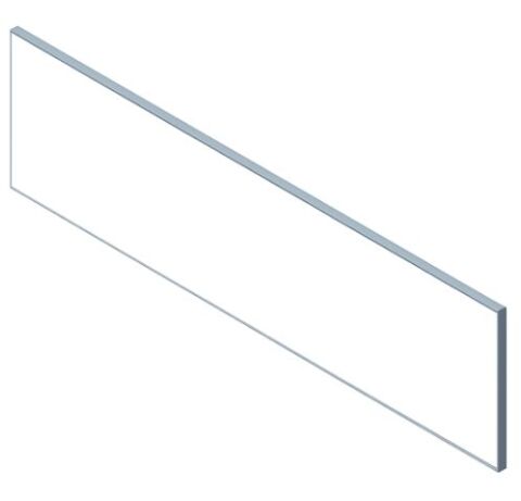 Blum LEGRABOX free - boční zásvuný prvek ze skla, 650mm