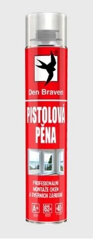 Den Braven - Pistolová expanzní montážní pěna 750ml, žlutá