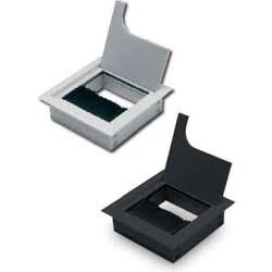 Průchodka kabelová čtvercová 80x80mm hliník