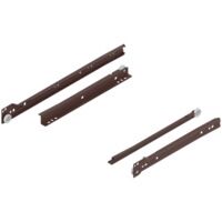 Zásuvkový vodicí systém STANDARD, částečný výsuv, 25 kg, NL=250 mm, Vlevo/vpravo