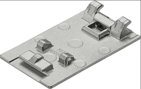Blum miska CRISTALLO na sklo, k nalepení, pravoúhlá, matný nikl