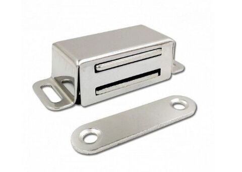 Magnet nábytkový hranatý, nerez