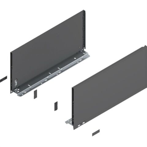 Blum LEGRABOX - sada bočnic, 400 mm, Orion šedá, výška F