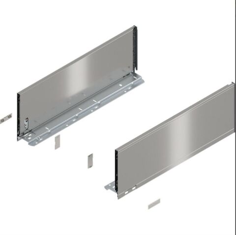 Blum LEGRABOX - sada bočnic, 650 mm, Nerez, výška C