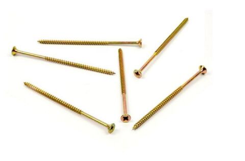 Vrut do dřeva, zápustná hlava, PZ 5,0 x 80/50, zinek žlutý