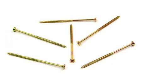 Vrut do dřeva, zápustná hlava, PZ 5,0 x 120/70, zinek žlutý