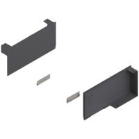 Výklop AVENTOS HK top, Sada krytek, pravá+levá, tm. šedé