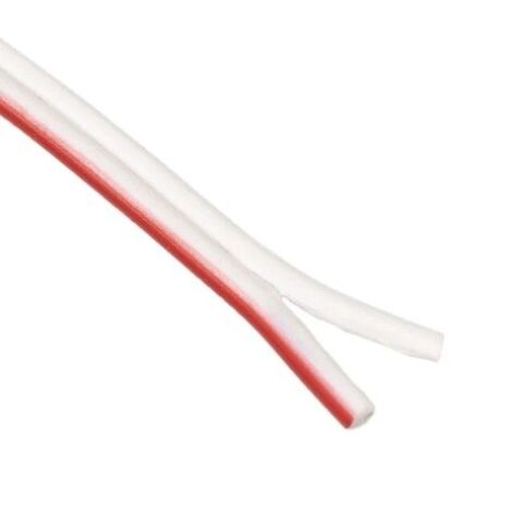 LED kabel bílý 2x0,35mm