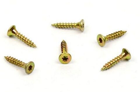Vrut do dřeva, zápustná hlava, TORX 3,0 x 25, zinek žlutý
