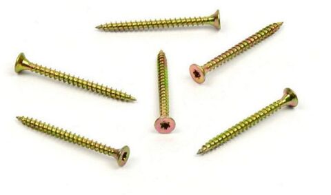 Vrut do dřeva se zápustnou hlavou, TORX 3,0 x 35, zinek žlutý