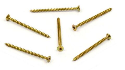 Vrut do dřeva, zápustná hlava, TORX 3,0 x 40, zinek žlutý