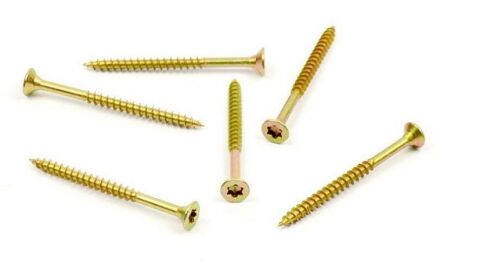 Vrut do dřeva, zápustná hlava, TORX 3,5 x 45/30, zinek žlutý