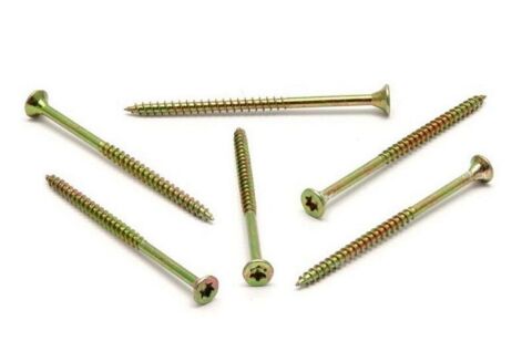 Vrut do dřeva, zápustná hlava, TORX 3,5 x 60/36, zinek žlutý