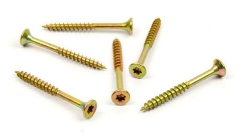 Vrut do dřeva, zápustná hlava, TORX 4,0 x 40/24, zinek žlutý