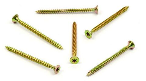Vrut do dřeva, zápustná hlava, TORX 4,0 x 50, zinek žlutý