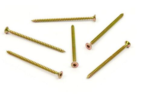 Vrut do dřeva, zápustná hlava, TORX 4,0 x 80, zinek žlutý