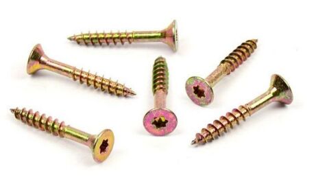 Vrut do dřeva, zápustná hlava, TORX 4,5 x 30/18, zinek žlutý