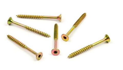 Vrut do dřeva, zápustná hlava, TORX 4,5 x 55/30, zinek žlutý