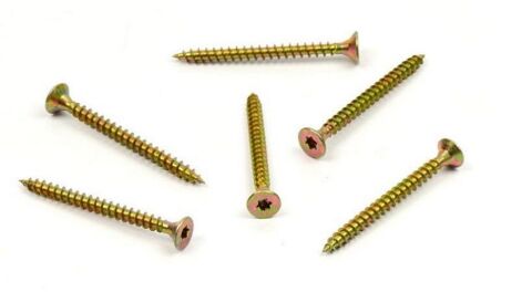 Vrut do dřeva, zápustná hlava, TORX 4,5 x 80, zinek žlutý
