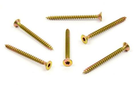 Vrut do dřeva, zápustná hlava, TORX 5,0 x 70, zinek žlutý