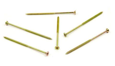 Vrut do dřeva, zápustná hlava, TORX 5,0 x 100/60, zinek žlutý