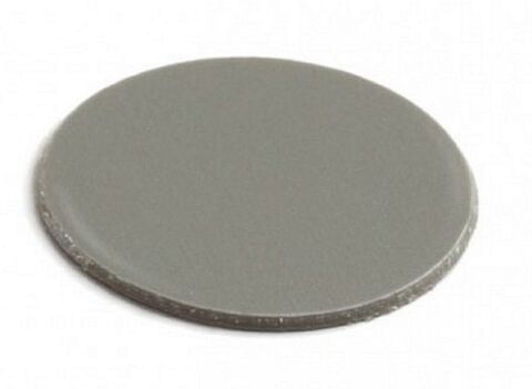 Krytka samolepící  tmavě šedá mat - arch po 15ks