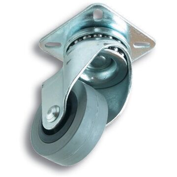 Kolečko nábytkové 50 mm otočné, šedá