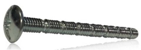 Šroub okrasný - zalamovací,  DIN 967, drážka PZ, rozměr M4 x 45, zinek bílý