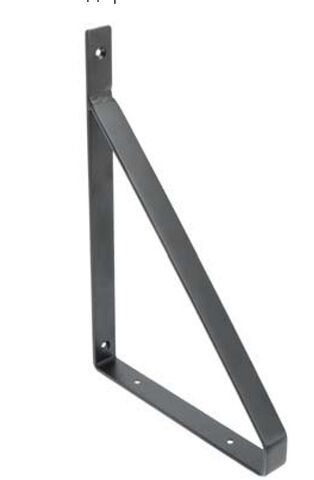 Držák police GINO, 30x22 cm, černá matná