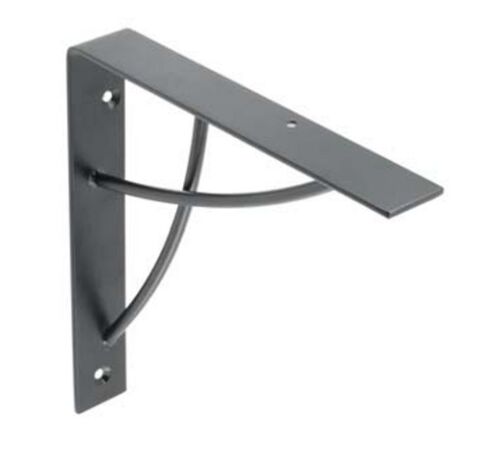 Držák police NEO, 18x18 cm, černá matná