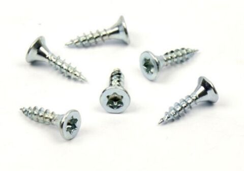 Vrut do dřeva, zápustná hlava, TORX 3,5 x 16, zinek bílý