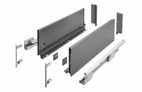 Výsuv AXISPRO 500 mm antracit – vysoká H167