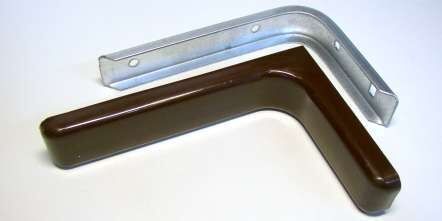 Nástěnná konzole 185mm, hnědá