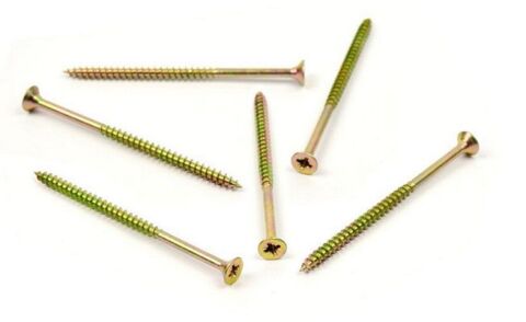 Vrut do dřeva, zápustná hlava, PZ 4,0 x 90/60, zinek žlutý